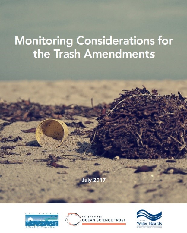 The cover of Monitoring Considerations for the Trash Amendments