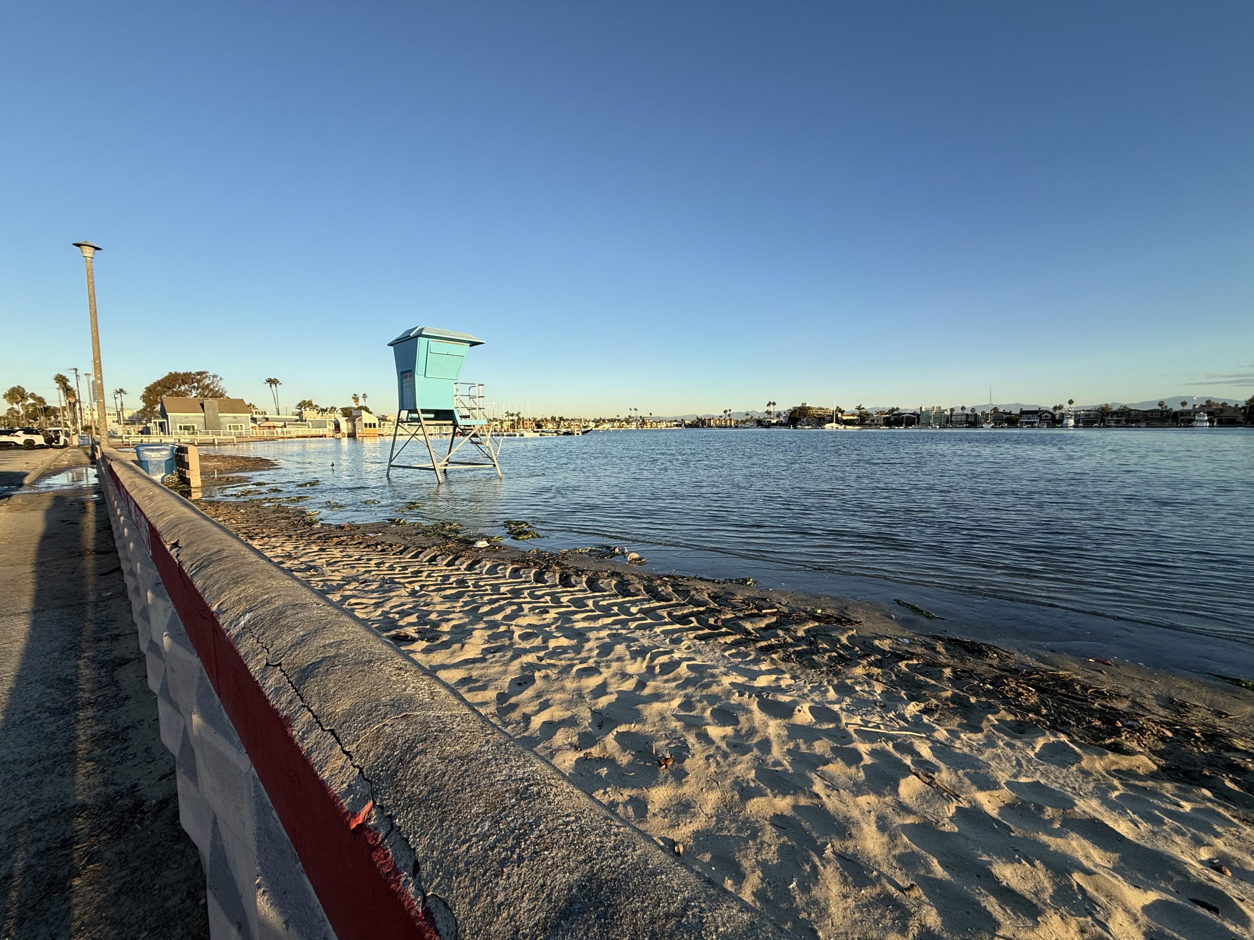 California King Tides flooding beach